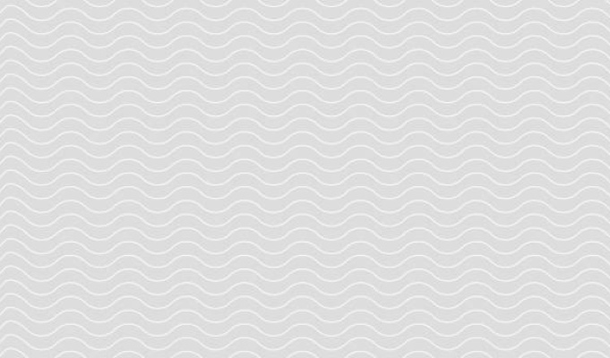 Wave Lines Pattern in Pastel Grey Color